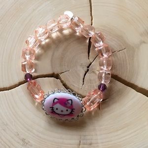 TARINA TARANTINO PINK HEAD HELLO KITTY BRACELET